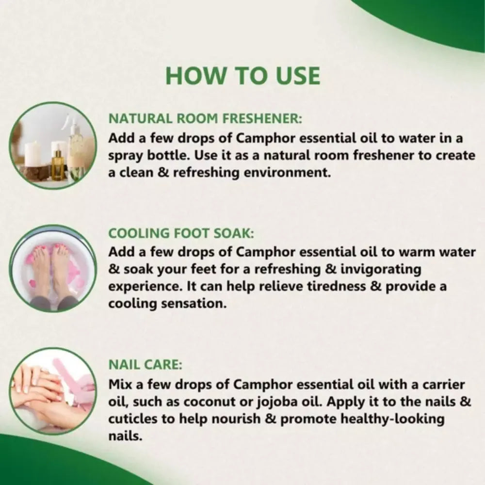 Zidella pure camphor oil - hair care