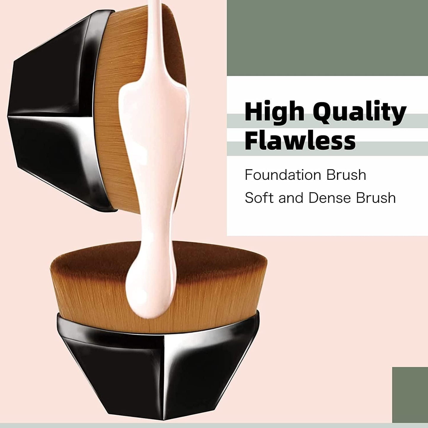 Foundation Makeup Brush Flat Top