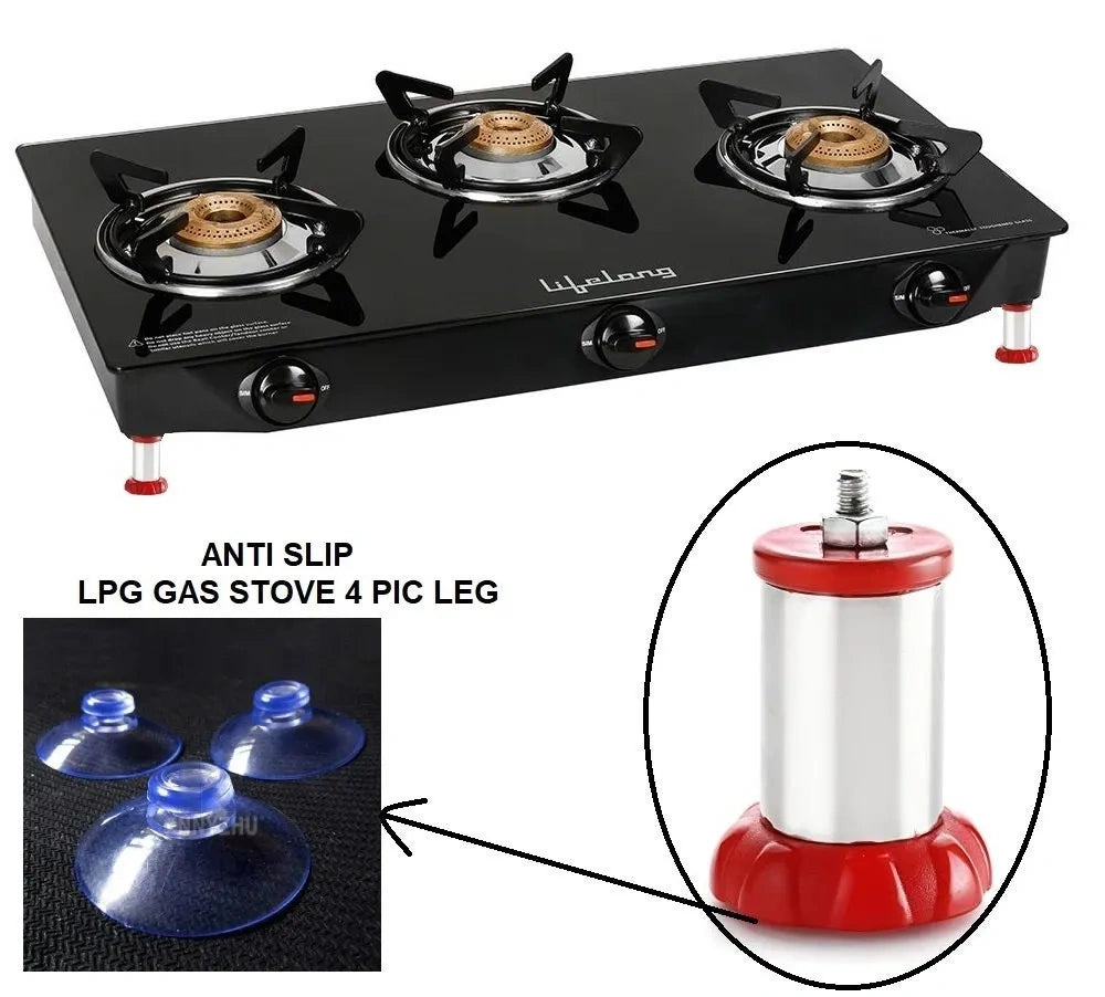 Anti-slip lpg stove legs