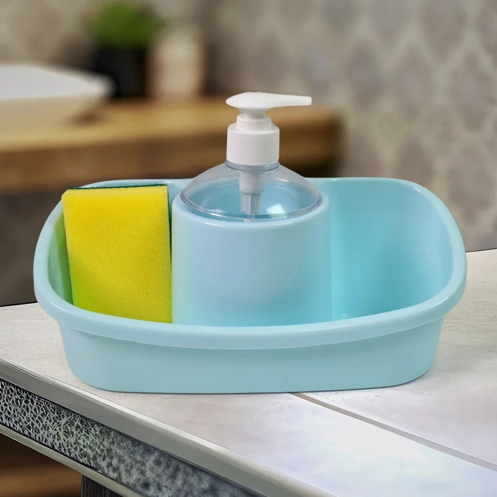 3-in-1 soap dispenser organizer
