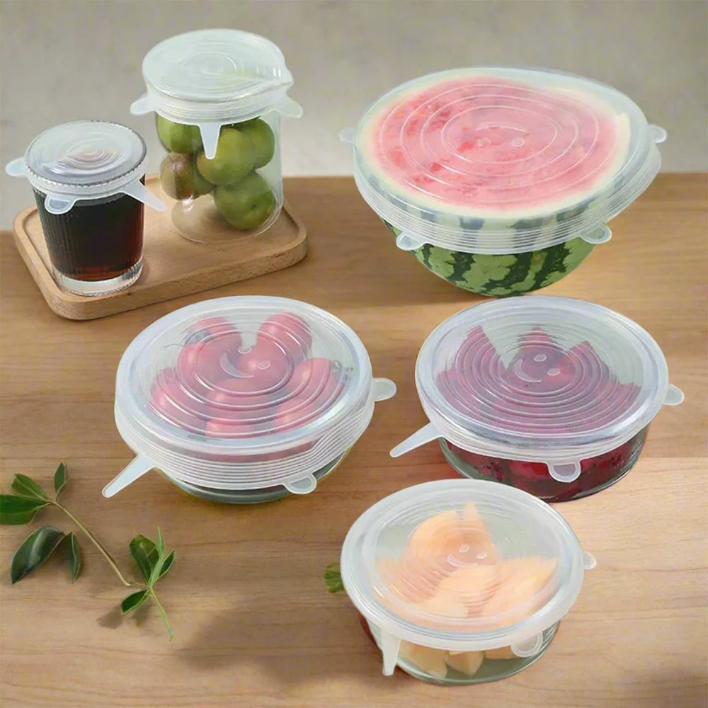 Stretch silicone food covers