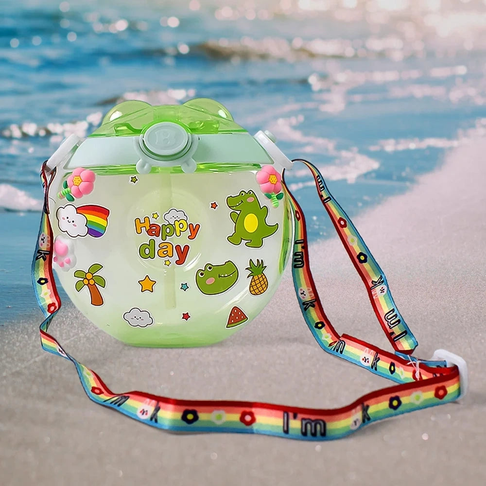 Cute donut kids water bottle