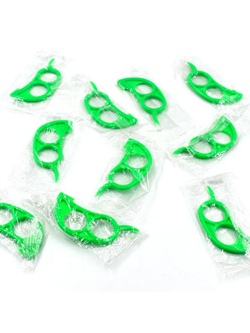 0189 10 Pcs Orange Peeler With Transparent Pouch Bag Combo