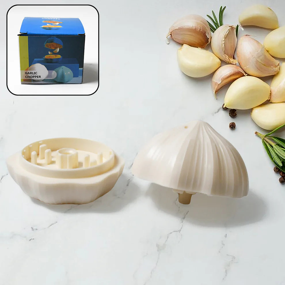 Manual garlic crusher & grinder