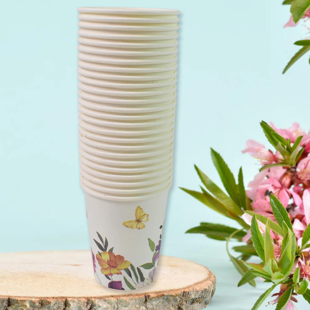 24 pcs mix design paper cups