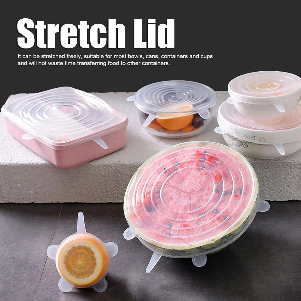 Stretch silicone food covers