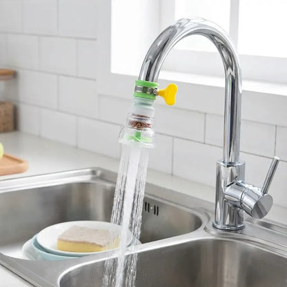 0208 360 degree water saving faucet expandable valve splash regulator - kitchen tool