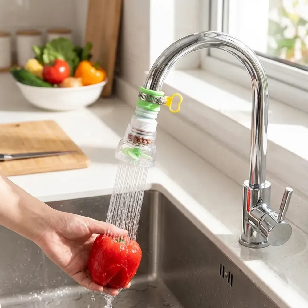 0208 360 degree water saving faucet expandable valve splash regulator - kitchen tool