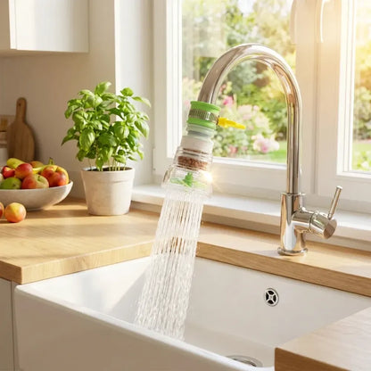 0208 360 degree water saving faucet expandable valve splash regulator - kitchen tool