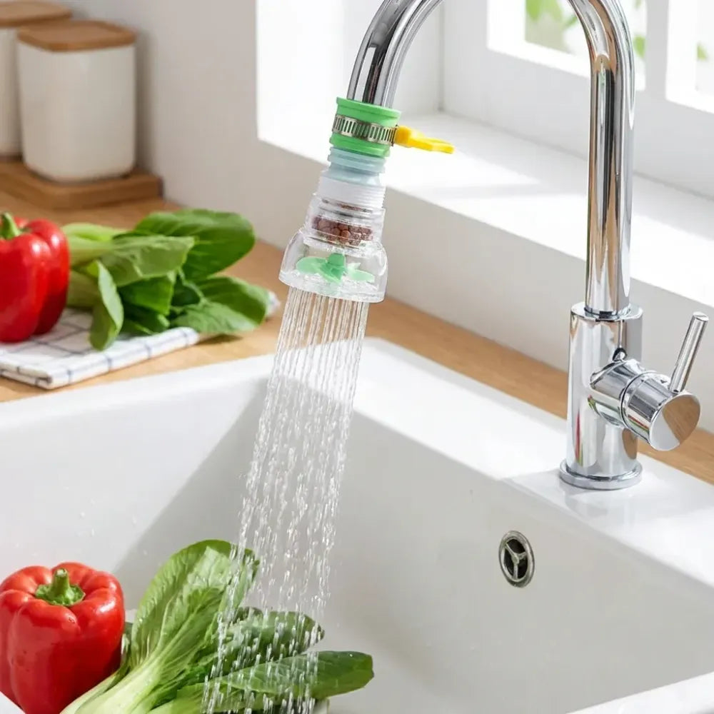 0208 360 degree water saving faucet expandable valve splash regulator - kitchen tool