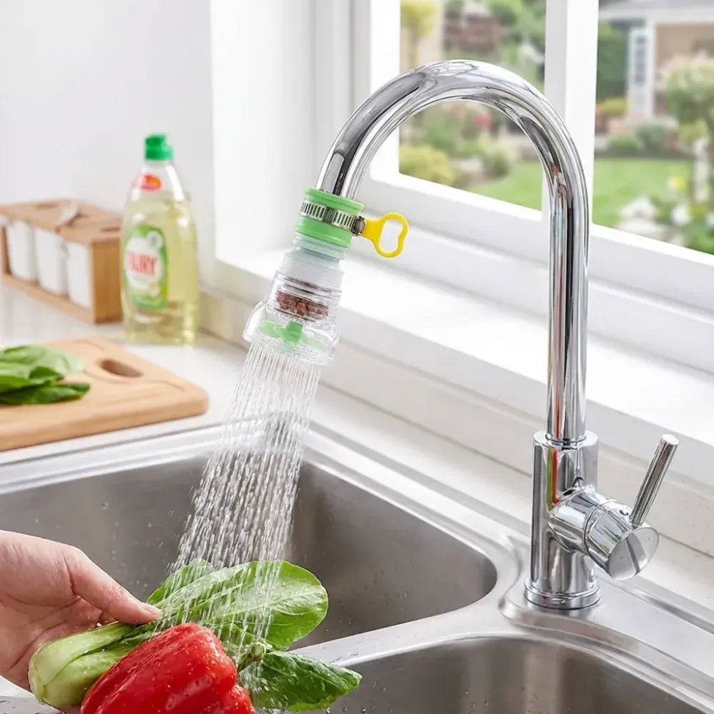 0208 360 degree water saving faucet expandable valve splash regulator - kitchen tool