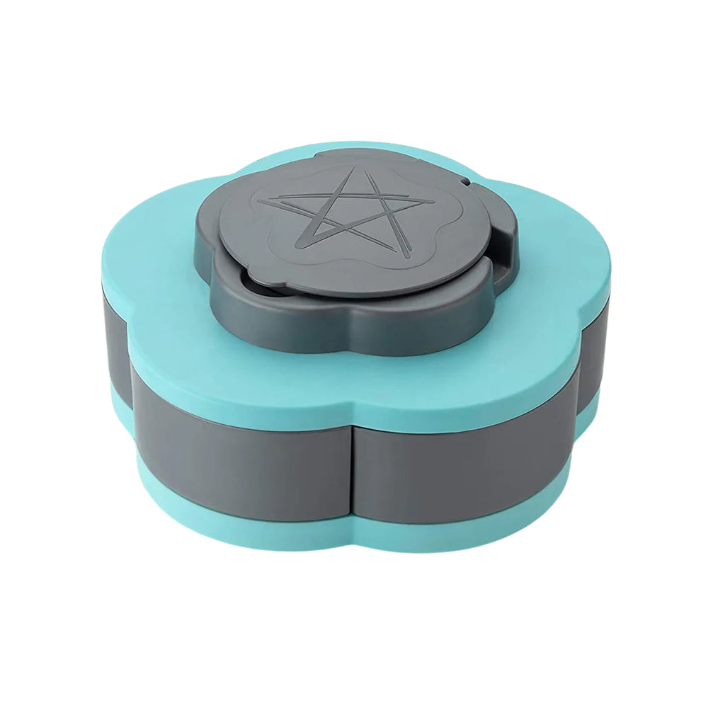 Rotating snack storage box