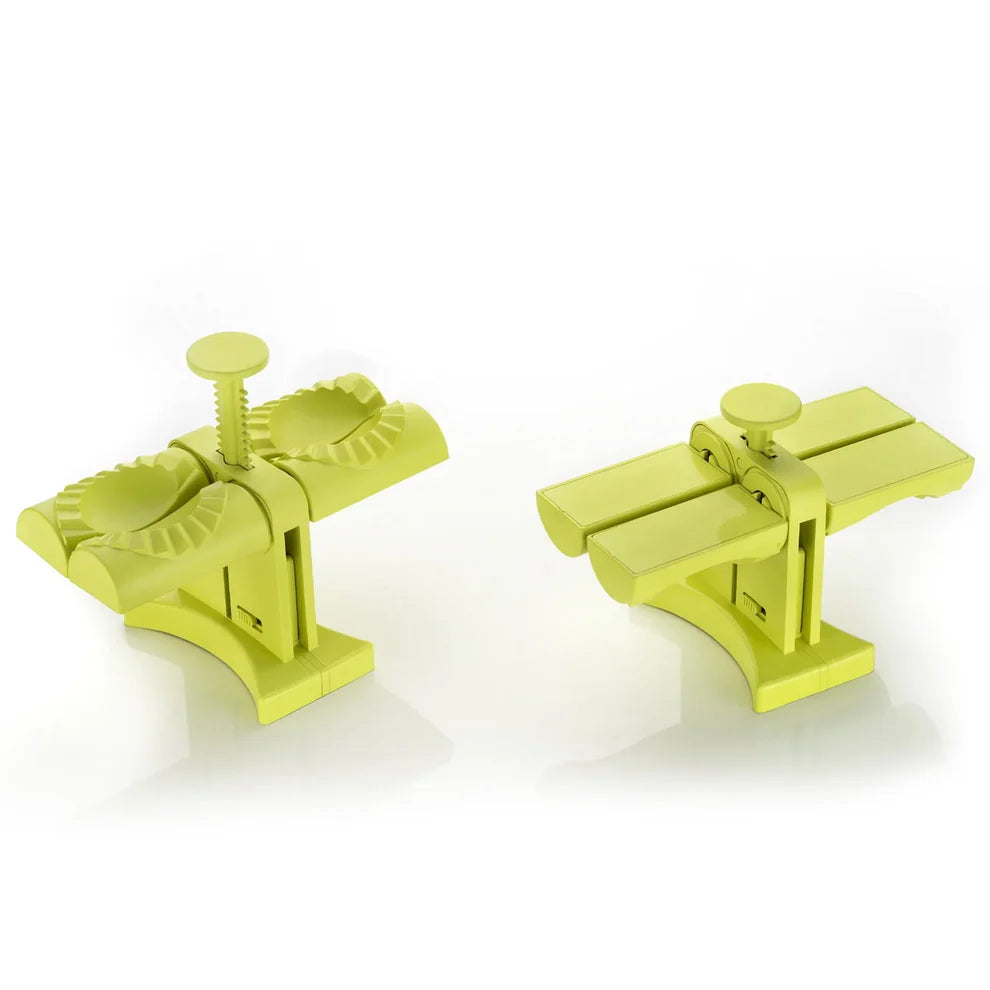 Double dumpling maker mold
