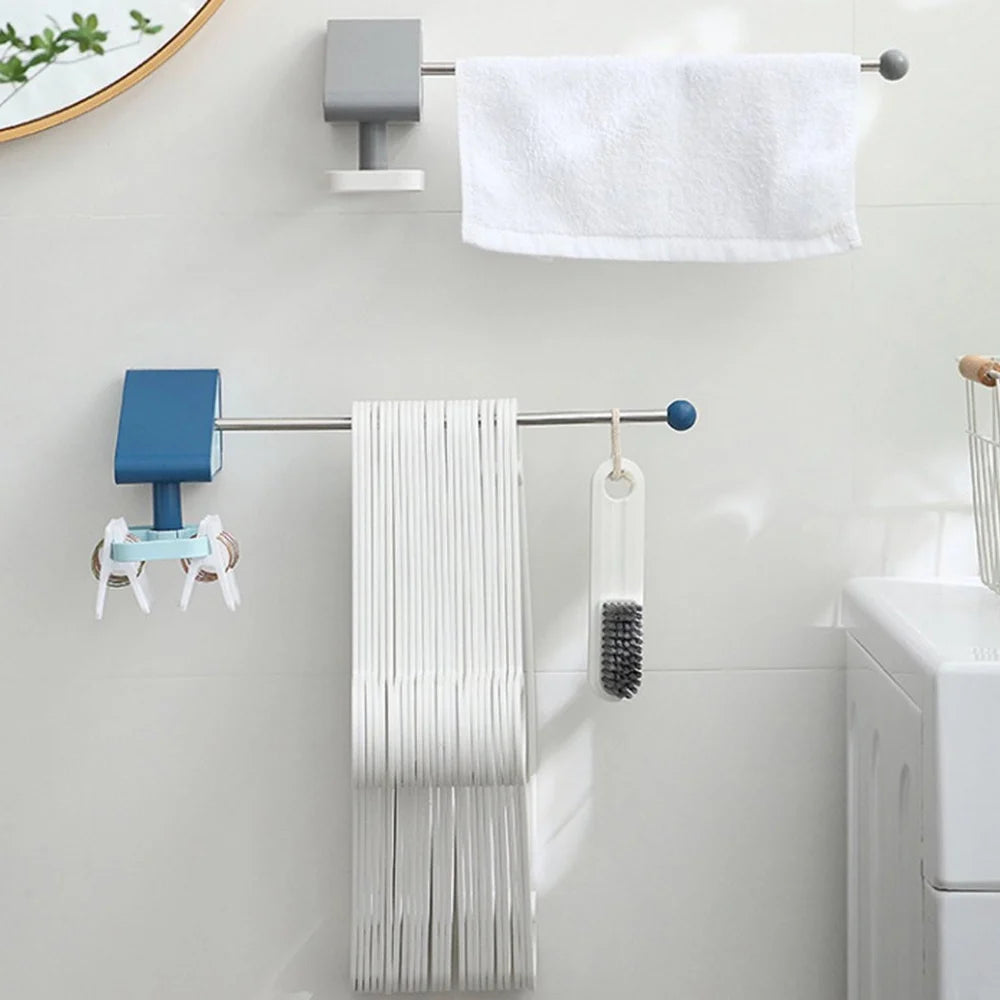 Adhesive utensil & towel holder