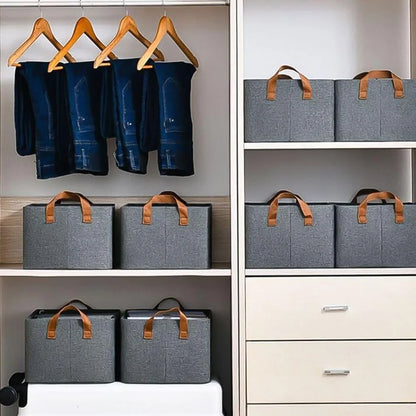 Canvas Cloth Storage Basket - Home Improvement