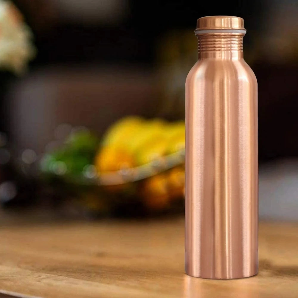 Ayurvedic copper water bottle set