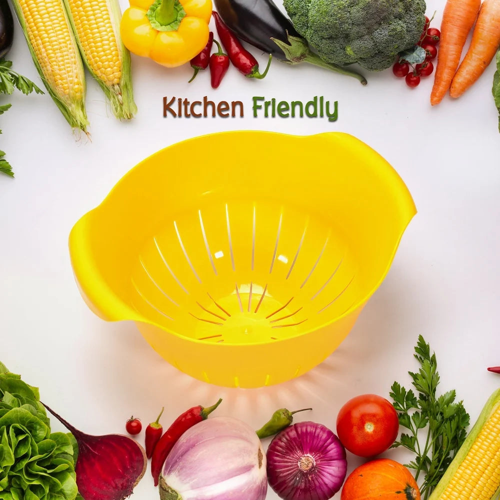 2-in-1 washing & strainer bowl