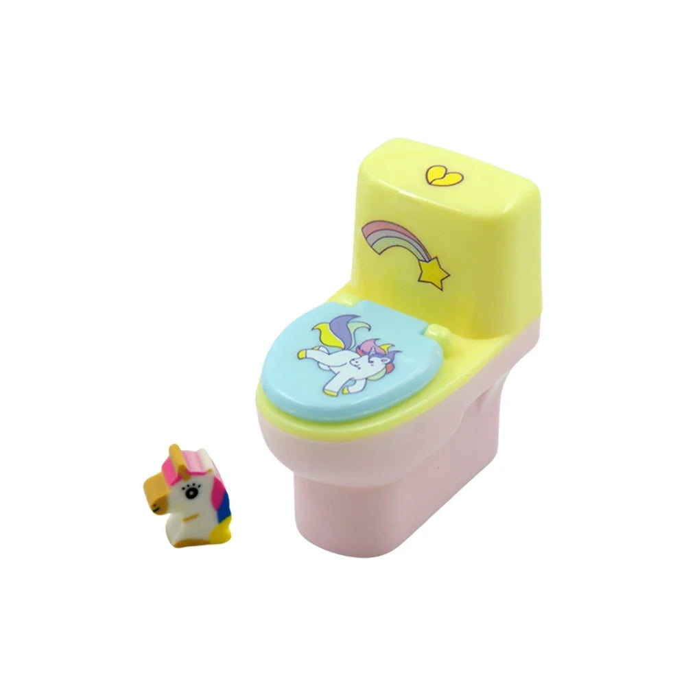 Toilet-shaped pencil sharpener