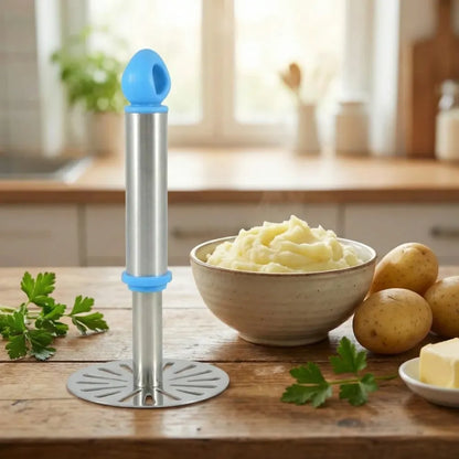0586a stainless steel potato masher paubhaji - home & kitchen