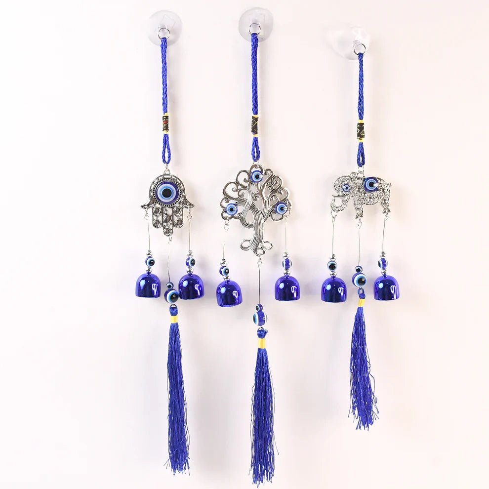 Evil eye wind chime