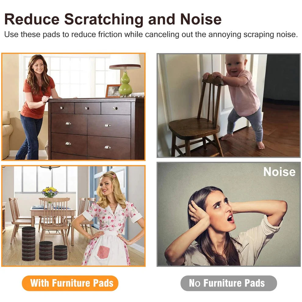 Self-stick furniture pads