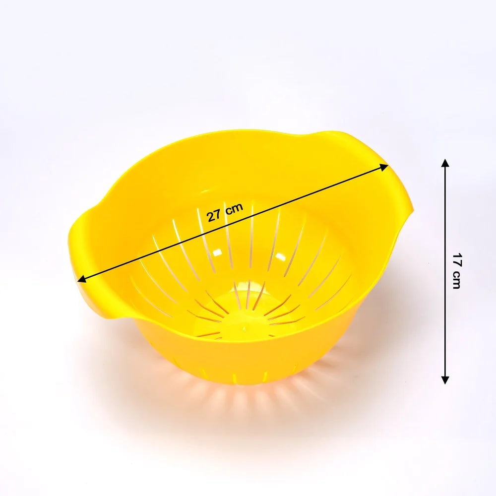 2-in-1 washing & strainer bowl