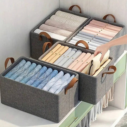 Canvas Cloth Storage Basket - Home Improvement