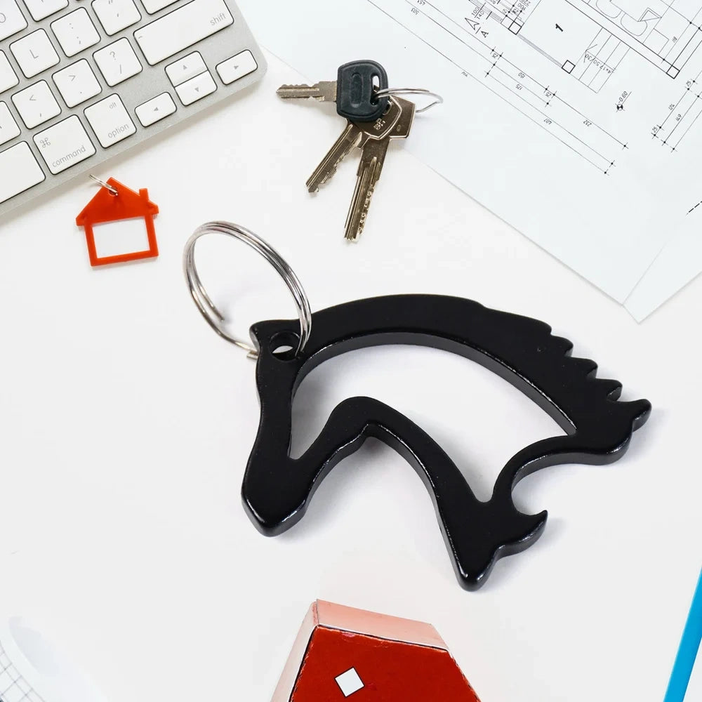Elegant horse keychain