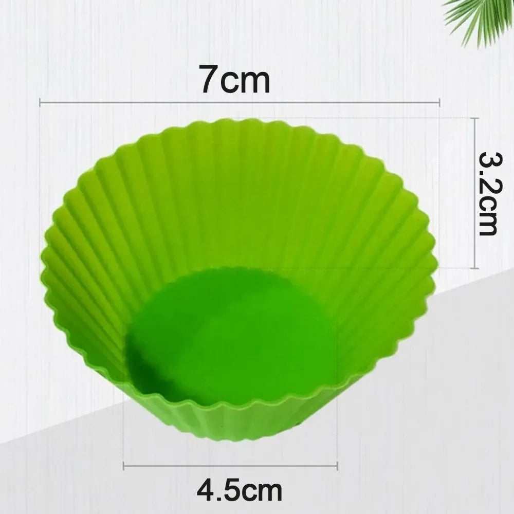 0700 silicone cupcake shaped baking mold fondant cake tool chocolate candy cookies pastry soap moulds - home & kitchen