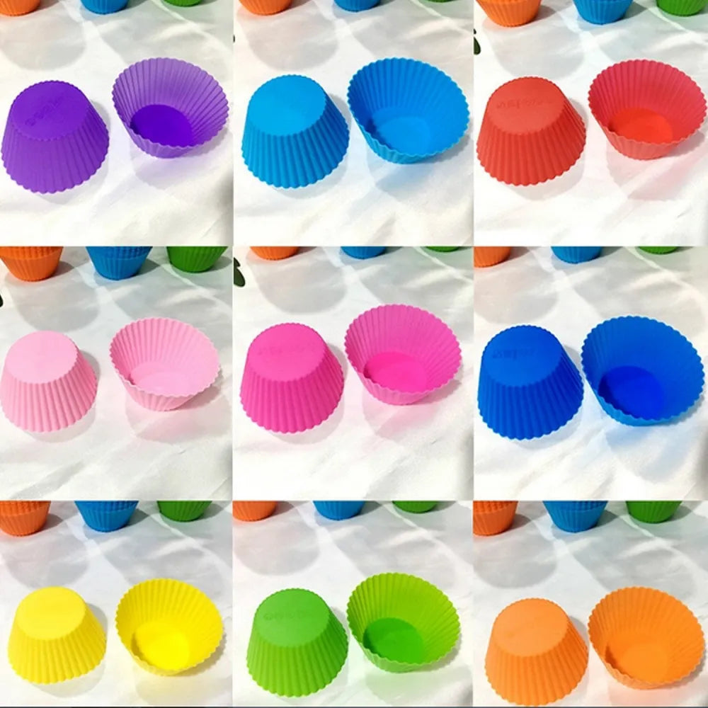 0700 silicone cupcake shaped baking mold fondant cake tool chocolate candy cookies pastry soap moulds - home & kitchen