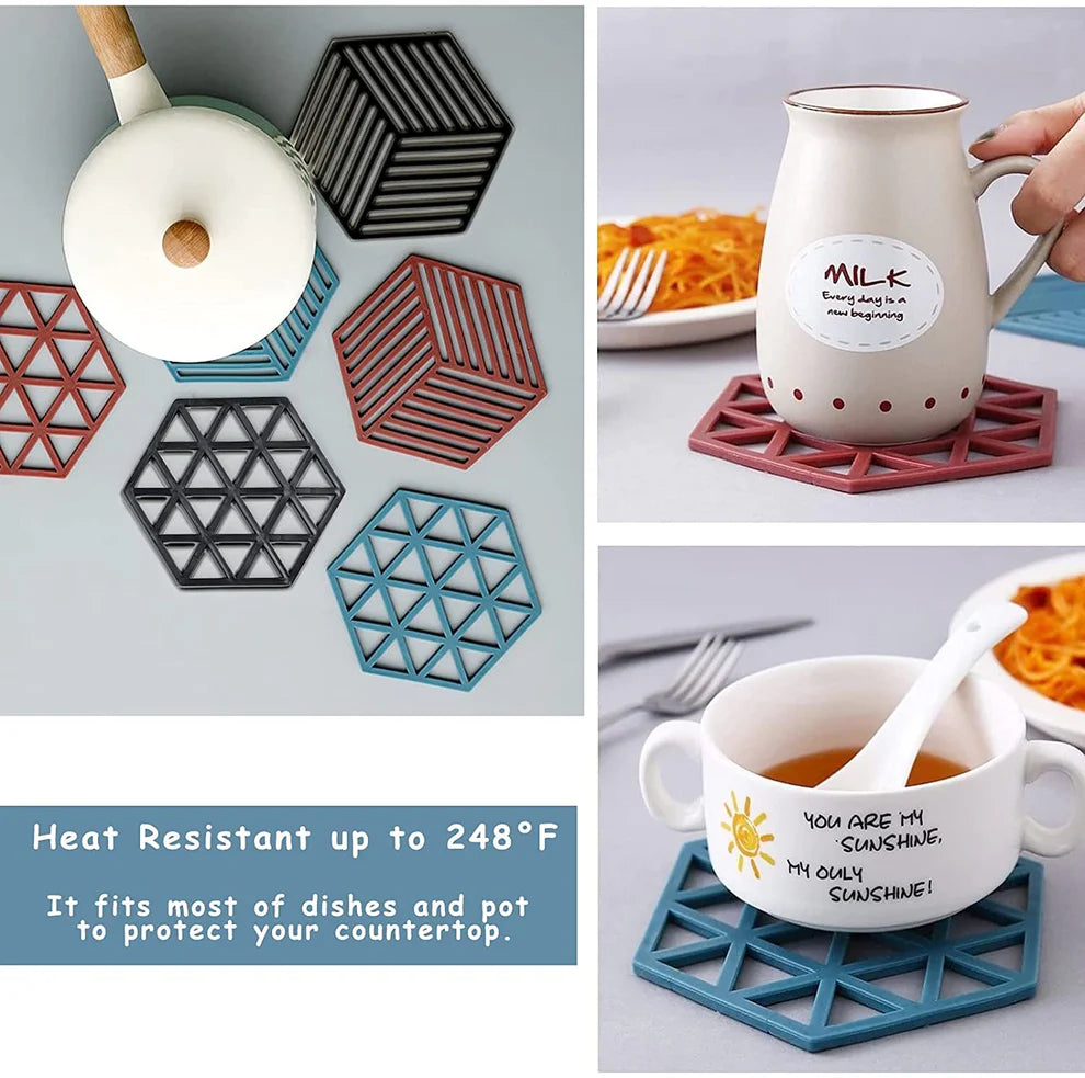 Pvc tea coaster mat
