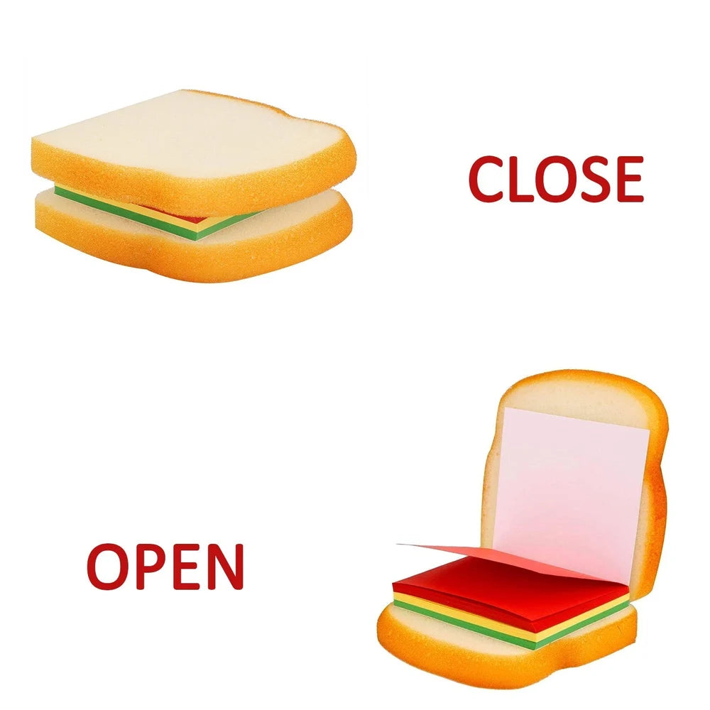 Cheese sandwich notepad
