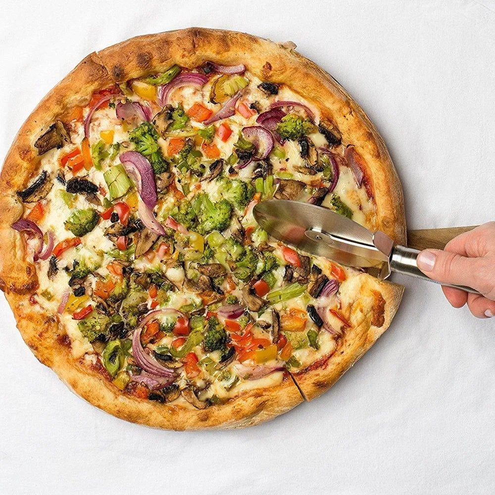 0831 stainless steal pizza cutter pastry sandwiches - home & kitchen