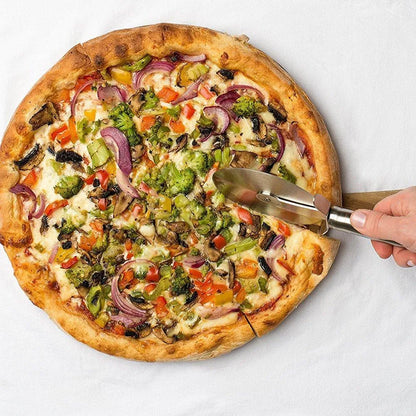 0831 stainless steal pizza cutter pastry sandwiches - home & kitchen