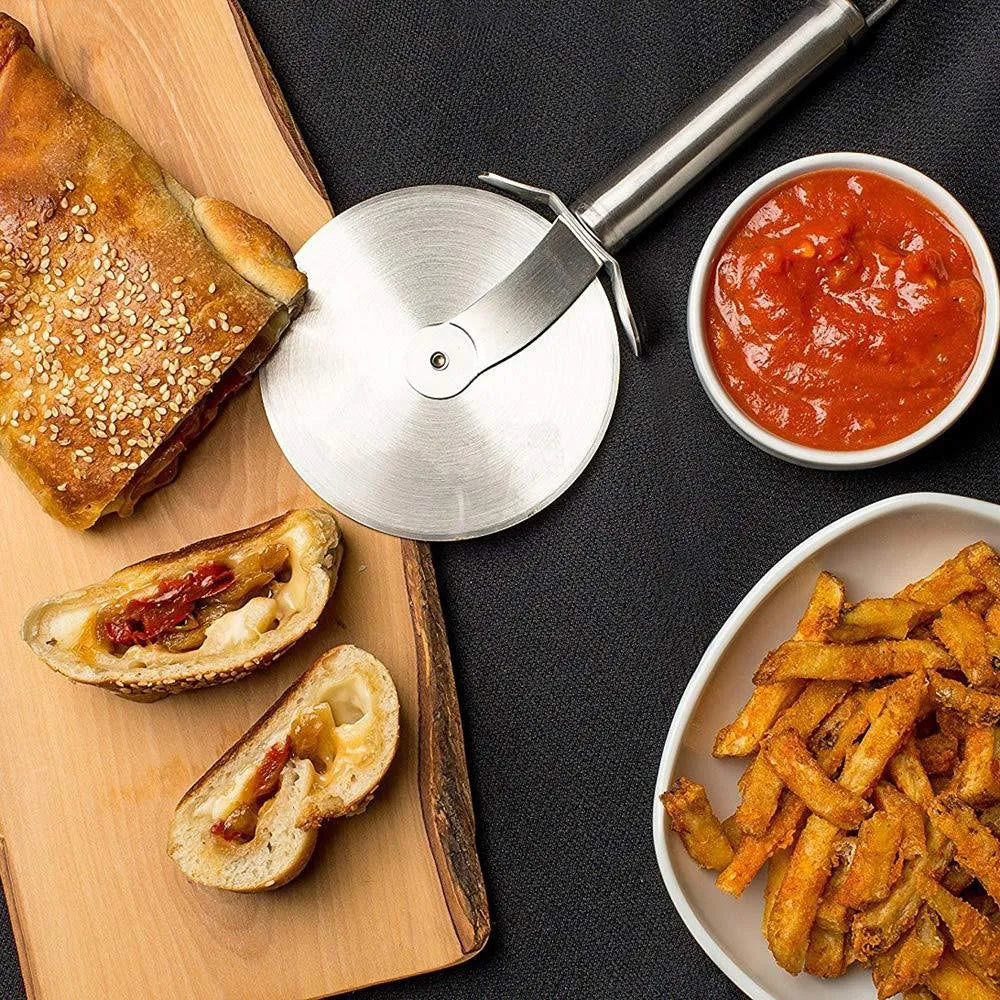 0831 stainless steal pizza cutter pastry sandwiches - home & kitchen