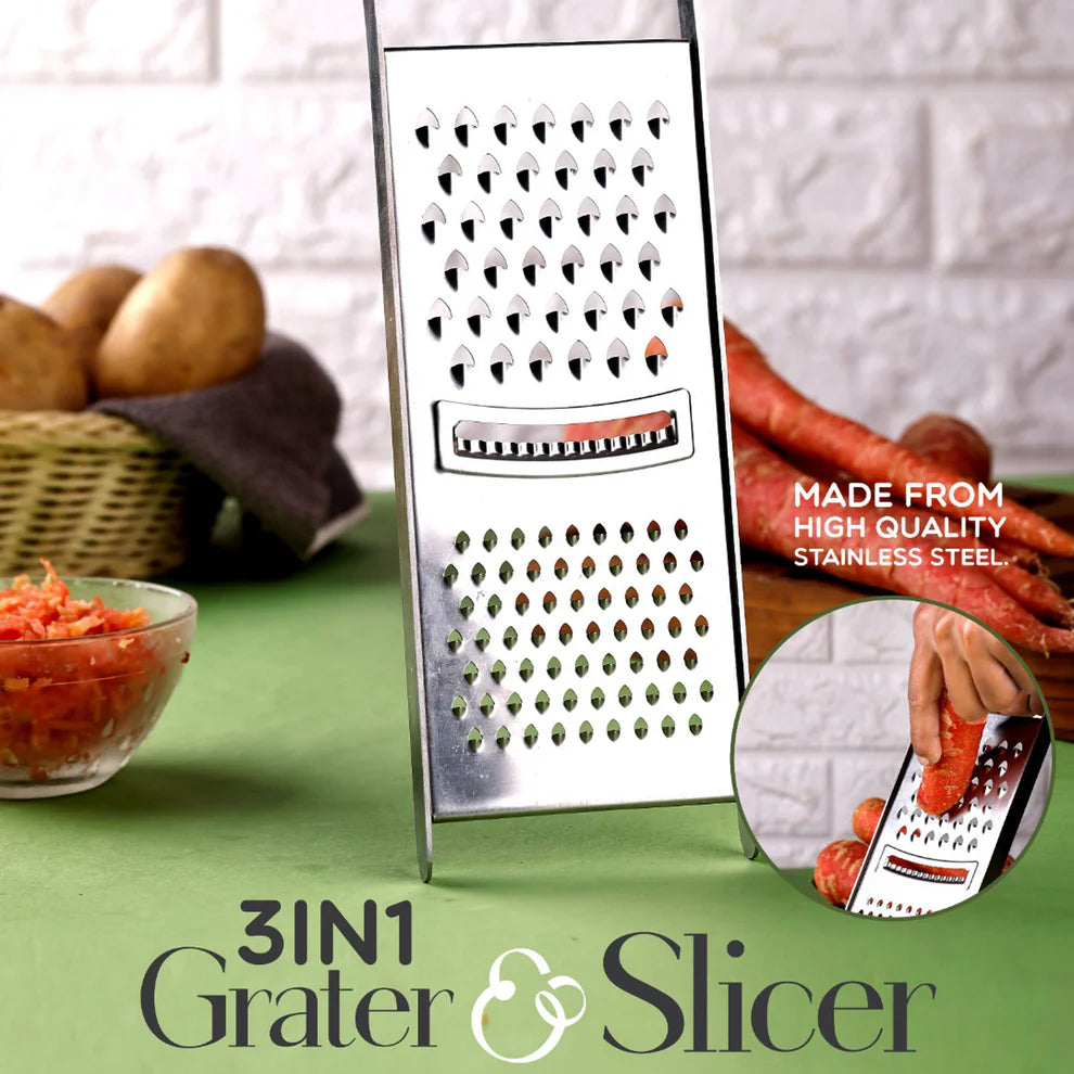 3-in-1 grater & slicer tool