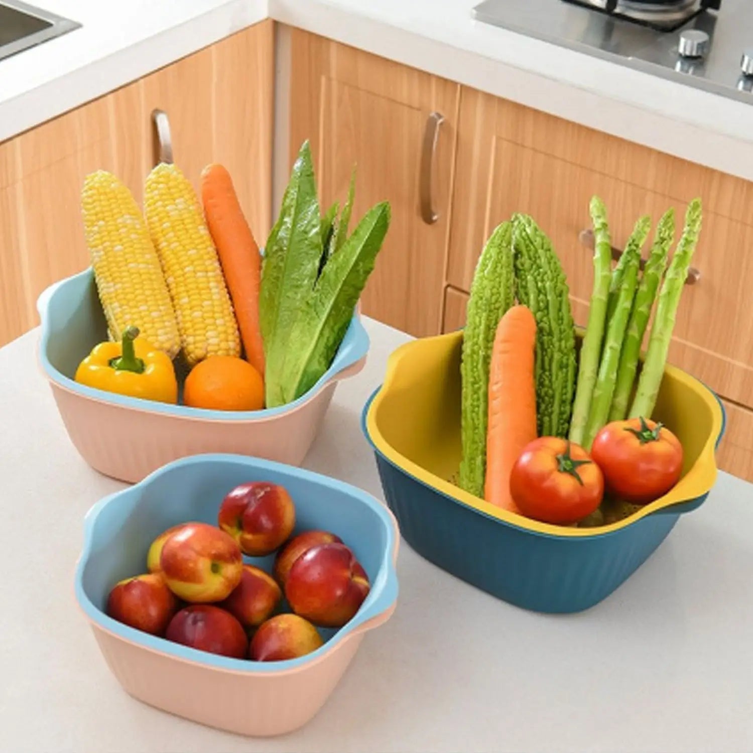 Multi-purpose kitchen strainer
