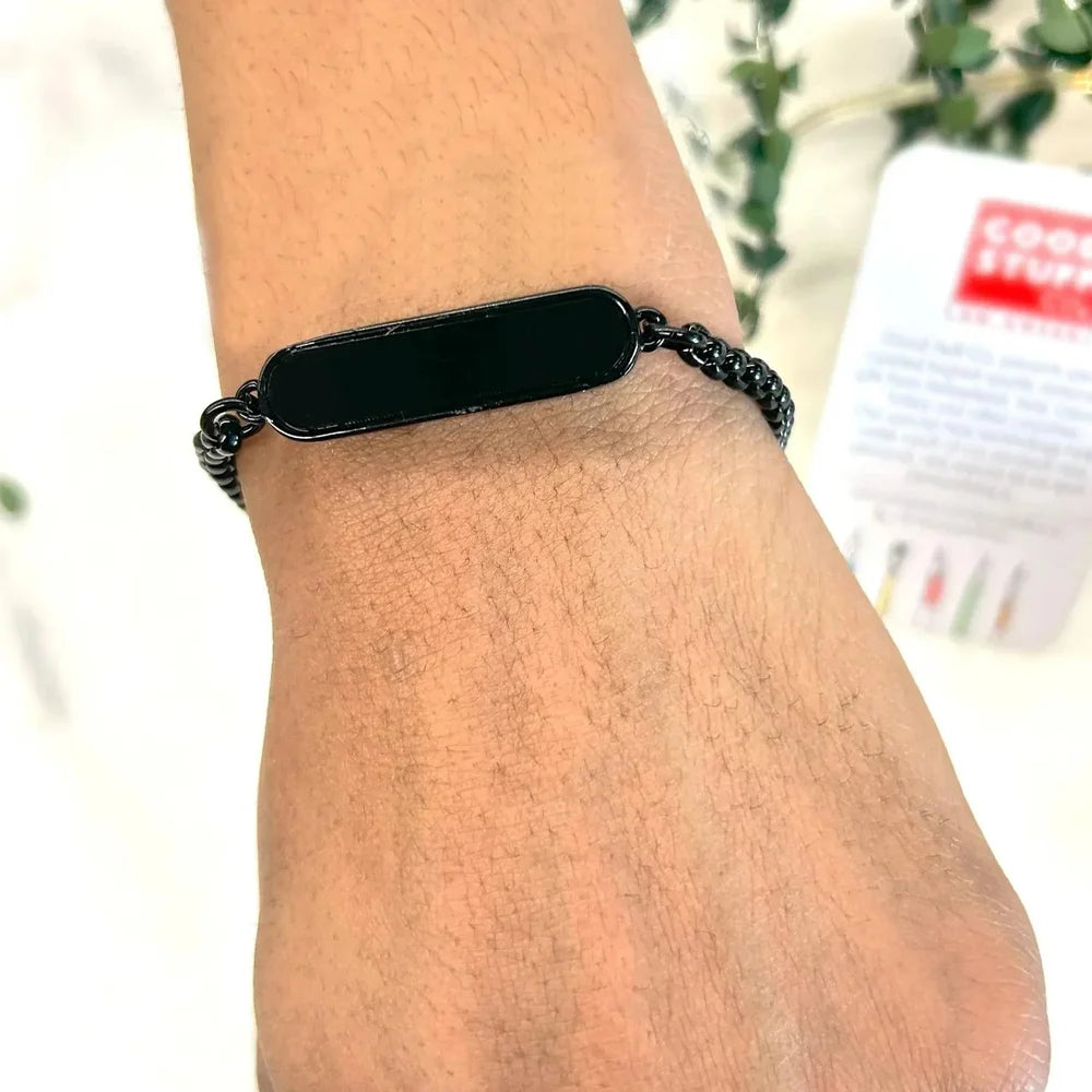 Elegant silver rakhi bracelet