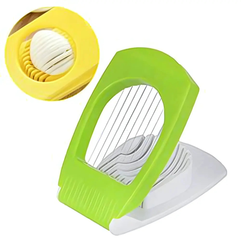 Effortless egg slicer