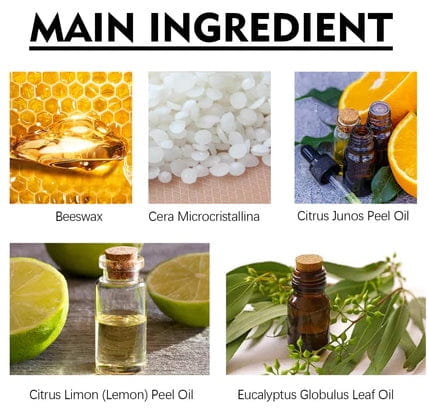 Natural micro-molecularized beeswax spray