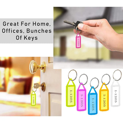 10 pc keychain tag label used for decorative purpose on keys and all - office