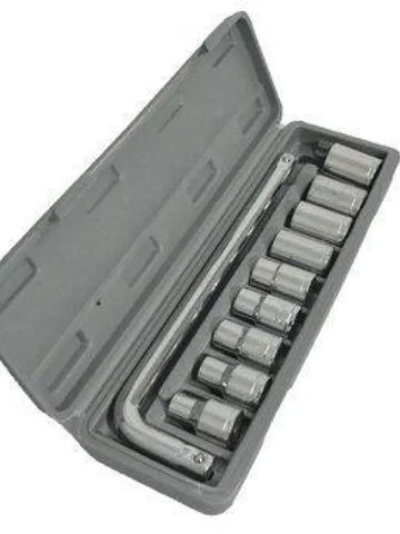 10-Pc Metric Socket Set