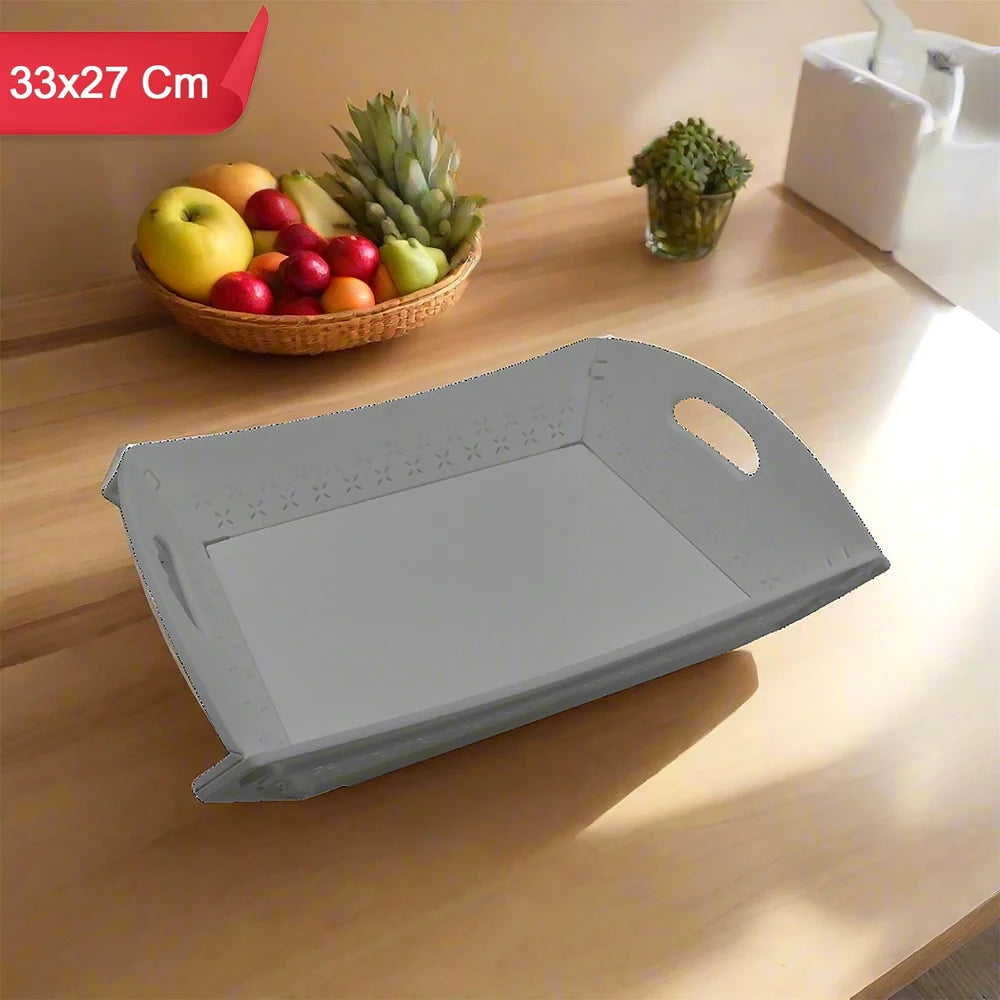 Foldable Plastic Serving Tray