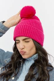 Soft knit winter beanie for girls