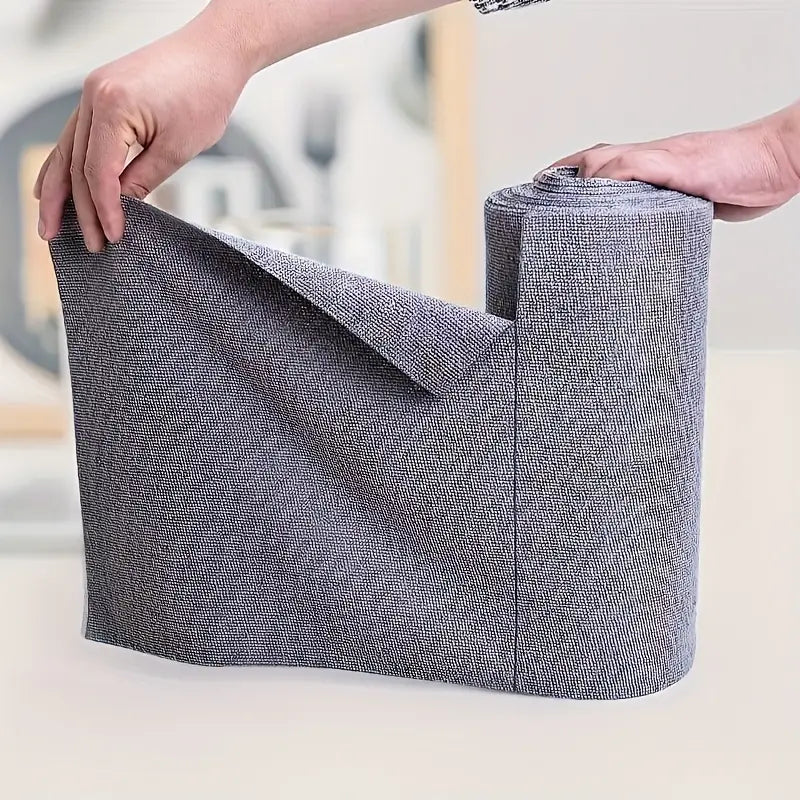 Eco-friendly microfiber scrub cloths