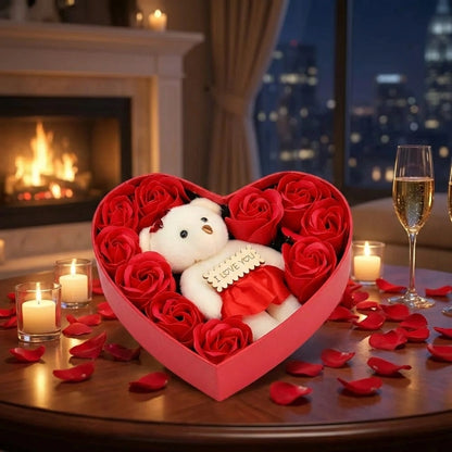 Romantic Soap Flower Gift Box