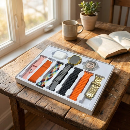 Ultimate Smartwatch Combo with Bluetooth Calling &amp; Earphones