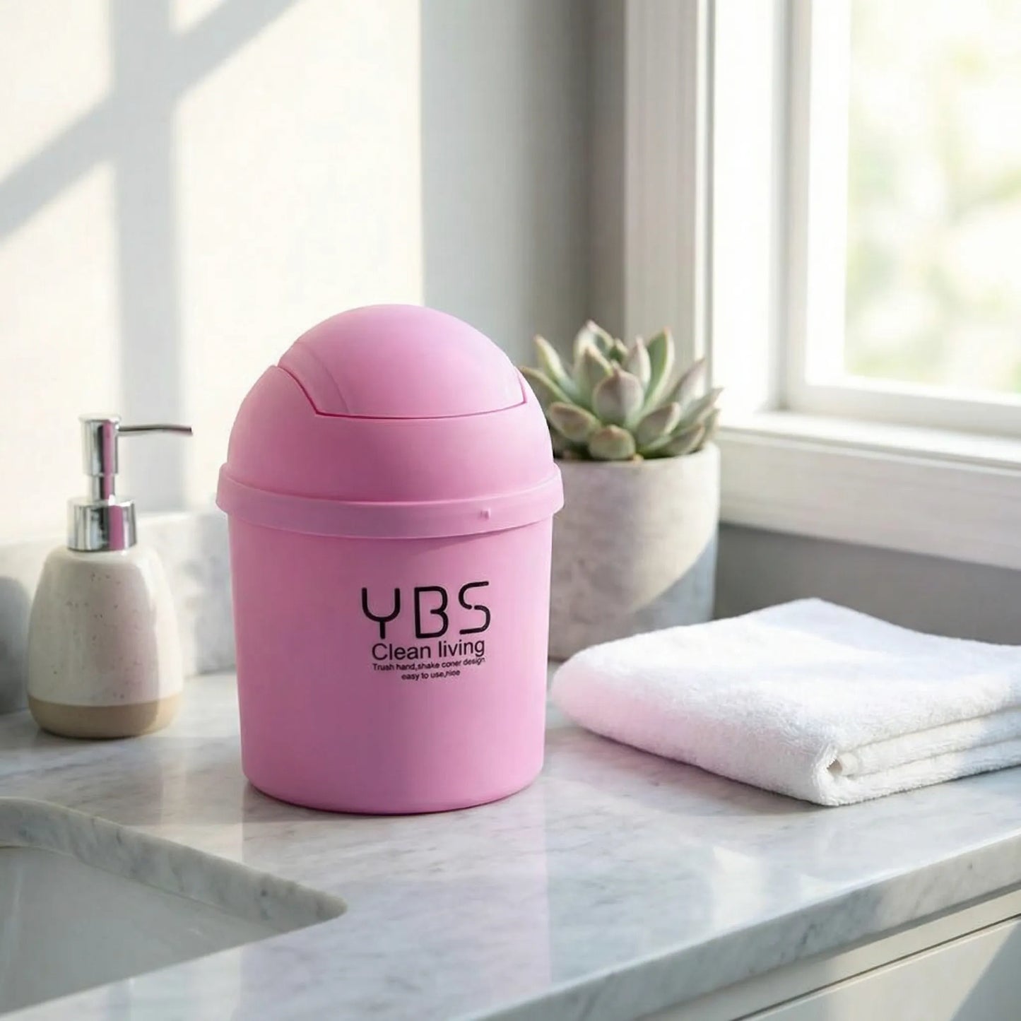 Compact Mini Trash Can