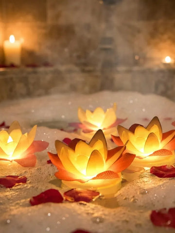 Lotus Flower Tealight Candles