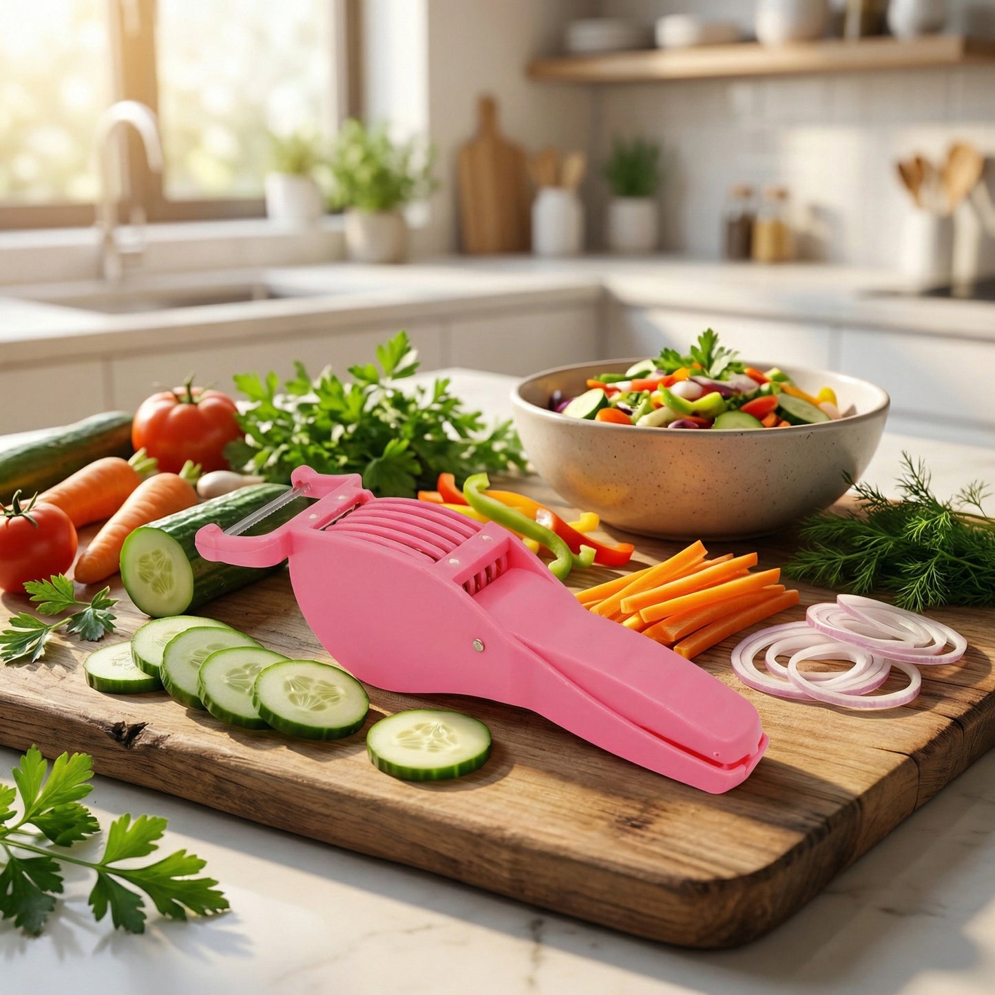 2-in-1 Vegetable Cutter & Peeler